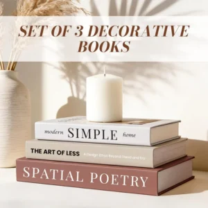 Modern Minimalist English Fake Books for Coffee Table Decoration
