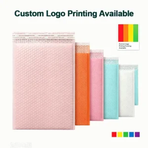 Moisture-Proof Recycled PVC/PE Bubble Padded T-Shirt Shipping Mailer Bag with Custom Logo
