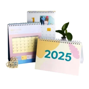 Monthly Wall Calendars Custom Cmyk Full Colors 365 Days Desk Advent Calender Table Printing Calendar