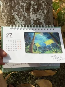 Monthly Wall Calendars Custom Cmyk Full Colors 365 Days Desk Advent Calender Table Printing Calendar