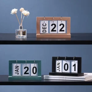 Most Popular Home Decor Promotional Gift Wooden Calendar Stand