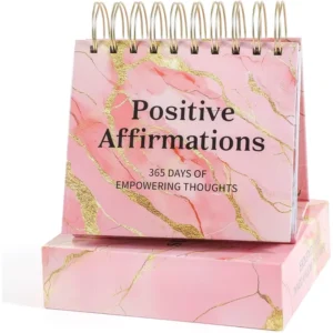 Motivational Inspirational Perpetual Daily Printing Calendar Undated 365-Day Desk Standing Flip Calendar