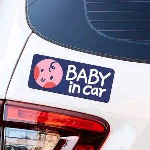 Multi Designs Weatherproof Magnetic Car Bumper Sticker Magnet Custom Waterproof Die Cut Magnetic Stickers for Decoration