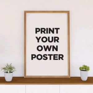 Multi-Size Custom Canvas Wall Art Poster Printing with Frame Option