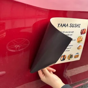 Multiple Designs Custom Logo Printing Waterproof Vehicle Magnetic Stickers for Car Decals UV Protective Car Magnet Stickers