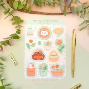 Multiple Designs Self-Adhesive Label Custom Die-Cut Stickers