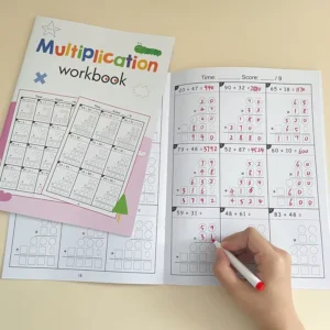 Multiplication and Division Workbook for Primary School Student
