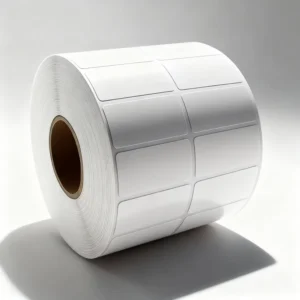 N-BT3 Custom Size Glossy Coated Paper Sticker 50x80mm Irregular Shape for Cosmetic Jar Price Tagging