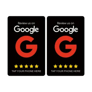 NFC Business Card for Restaurant Cafe Hotel Salon Reviews Display