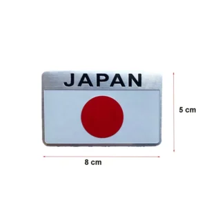 National Car Sticker Metal 3D Decal Grille Bumper Window Body Decoration for Japan Japanese Flag Badge Emblem