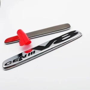 New Arrival ABS Plastic 3D Chrome Letters Numbers Auto Car Sticker Badge Emblems