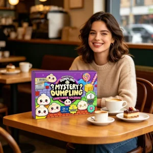 New Arrival Dumpling Themed Cartoon Blind Box Countdown Calendar Squishy Toy Soft Plastic Mini Mystery Promotional Toy