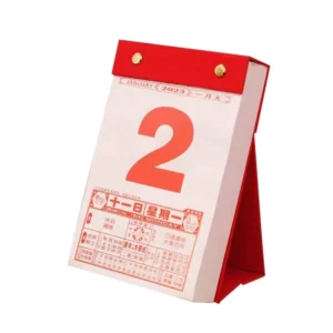 New Design Eco Friendly Desktop Leather Calendar Notebook Printing Calendar Table Calendar Custom Size