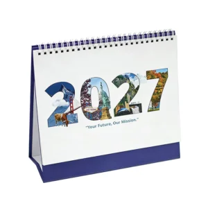 New Design Multi Size Spiral Binding Daily Calendar Business Gift Custom Printing 365 Day Home Office Table Desk Calendar