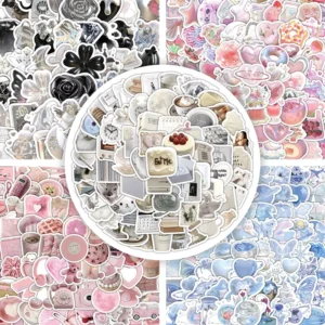 New High end Ins style Doodle Stickers DIY Creative Hand Account Note Sealing Waterproof Stickers