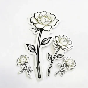 New Material No Residue Custom Reusable Die Cut Gecko Sticker Static Film Dot Shape Adhesive Transparent Vinyl Window Decal