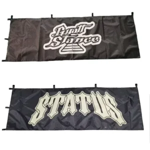 New Product Sublimation Digital Logo Printing Polyester Fabric Advertising Commerce Sports Custom Nobori Flags and Banners