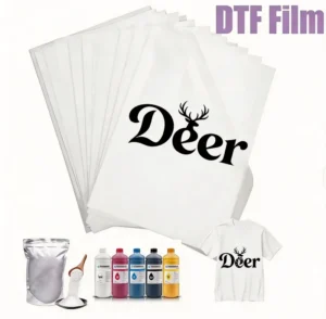 No Minimum Order Custom DTF Heat Transfer Printing Custom Personalized Graphic DTF Transfers for Small Business Clothing Brand