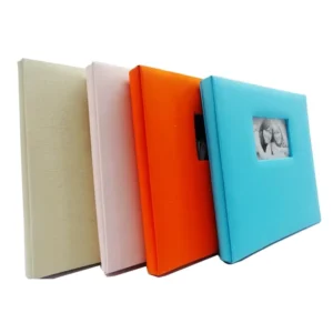 Nontoxic Scrapbook Post-Bound Photo Album with Paper, PVC, PP, PU, Metal, or Cloth Cover