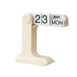 Nordic inspired Modern Creative Page Flip Desk Calendar Office Living Room Small Ornament Board For Decorative Usage