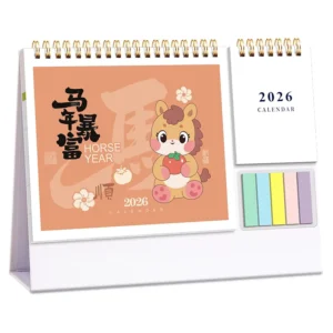 Note Desk Calendar Note Desktop Plan Self Discipline Card Book Cute Enterprise Printing Logo