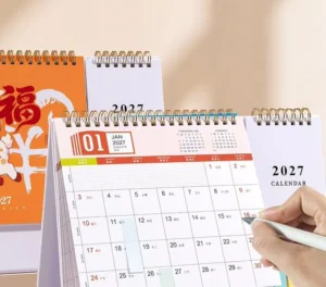 Notepad Calendar Customization Self Discipline Check In Plan Desktop Decoration Cartoon Creative Enterprise Office Calendar