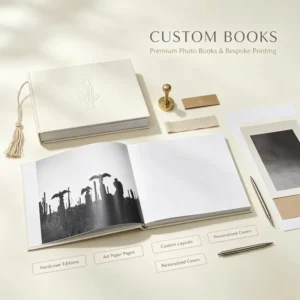 Novel and Photo Album Book Printing Service, Hard Cover, CMYK Color