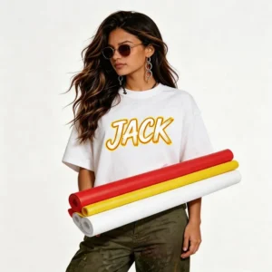 ODM Custom DTF Heat Transfer Stickers, Custom Brand Graphics, Washable Iron-On Transfers for Polo Shirts, Hats, Backpacks
