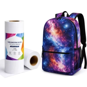 OEM 1620mm 100m Roll High Temperature White Inkjet Sublimation Transfer Paper Fast Dry for Sports Wear Polyester