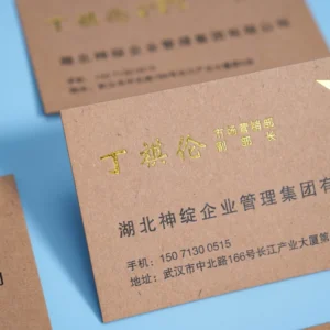 OEM Custom Business Cards Book Hard Cover Art Paper Digital Printing