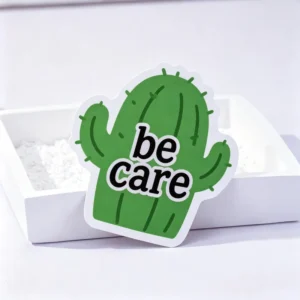 OEM Custom Die Cut Cactus Stickers Waterproof PVC Self-Adhesive Irregular Vinyl Decals for Laptop, Water Bottle, Scrapbook