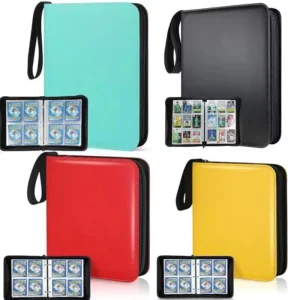 OEM Custom PU Leather Photo Album 9-Pocket Card Binder Chinese Traditional Thread Sewing 100-200 Capacity