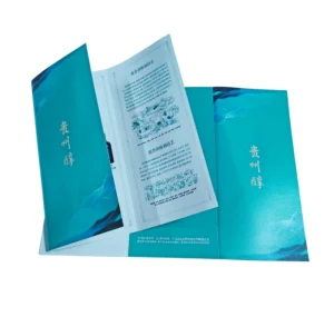 OEM Custom Printing Trifold Brochure Custom Logo Offset Printing Coated Art Paper Film Lamination for Advertising Displays
