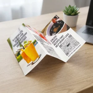 OEM Custom Recyclable Coated Paper User Manual, Instruction Card, Booklet, Company Catalog Brochure, Packaging