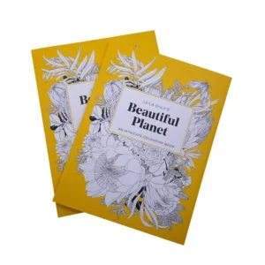 OEM Custom Soft Cover Adult Coloring Book Anti-Stress Floral Mandala Pattern Saddle Stitched for Gift Shops