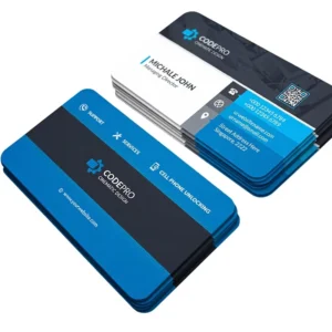 OEM Custom Thick Paper Business Cards, Dot Band, Digital Print, Small Business and Freelancer Use