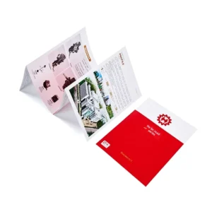 OEM Custom Three Fold Offset Printed Hardcover Album Contract Instruction Manual Corporate Brochure Printing