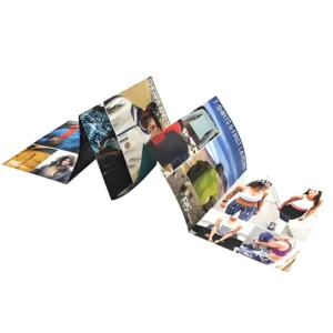 OEM Custom Tri-Fold Flyer, Folding Leaflet Brochure, Catalog and Postcard Printing