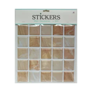 OEM Customize Wall Decor Stickers Luxury Living Room PVC Adhesive 3D Bathroom Wall Tile Paper Stickers
