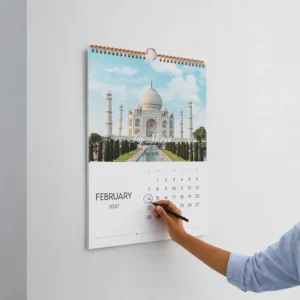 OEM Customized Monthly Desk Wall Calendar Logo Printing Custom Business Planner Calendar