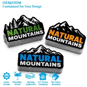 OEM Factory Weatherproof Strong Adhesive Die-Cut Racing Vinyl Stickers for Auto Body