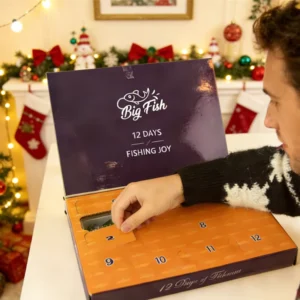OEM Fishing Advent Calendar with Soft Lures Hard Baits and Tackle Accessories