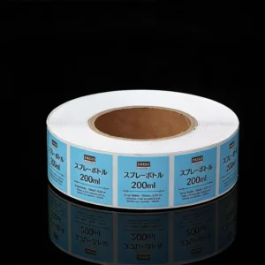OEM ODM Custom Waterproof Reusable Full-Color Rolled Paper Self-Adhesive Labels Stickers Custom Logo 500 Pcs