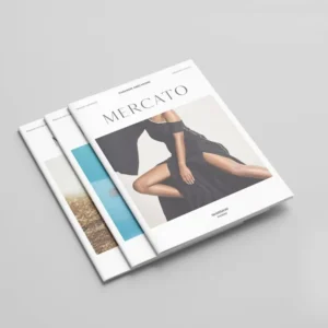 OEM ODM Customized Full Color Krafte Paper Brochure Fashion Book & Magazine Catalog Printing A4 Size Offset Printing