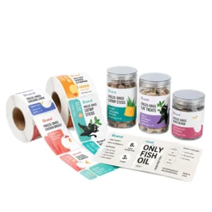 OEM ODM Factory Custom Pet Food Packaging Labels and Stickers