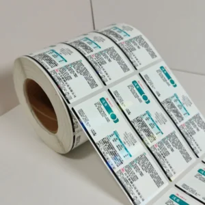OEM ODM Low Temperature Resistant Scratch Medical Pharmaceutical Labels Coated Paper Self Adhesive Labels for Pill Liquid Use