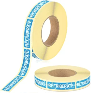 OEM/ODM Low-Temperature-Resistant Strong-Adhesive Waterproof BPA/BPS-Free Eco-Friendly Medical Liquid Rectangular Labels
