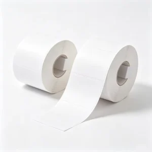 OEM Small Blank Labels Direct Thermal Paper Continuous Printing Roll Stickers for Compact Applications