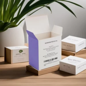 OEM White Card Paper Custom Soap Packaging Box