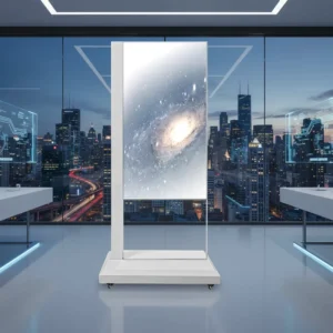 OLED Digital Poster Anti-Ghosting Image Stability 600 Nit Brightness for Jewelry Displays Corporate Reception
